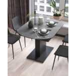 Стол обеденный Хлоя раскладной 120-180*90 керамика темная УТ000034951 Stool Group