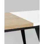 Стол обеденный Йорк раскладной 120-160*80 белый УТ000017316 Stool Group