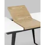 Стол обеденный Йорк раскладной 120-160*80 белый УТ000017316 Stool Group