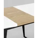 Стол обеденный Йорк раскладной 120-160*80 белый УТ000017316 Stool Group