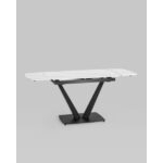Стол обеденный Клео раскладной 120-180*80 керамика светлая УТ000034952 Stool Group