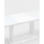Стол обеденный Орлеан раскладной 160-215*90 глянцевый белый УТ000003494 Stool Group