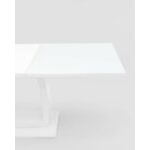 Стол обеденный Орлеан раскладной 160-215*90 глянцевый белый УТ000003494 Stool Group