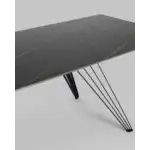 Стол обеденный Пандора раскладной 160-240*90 керамика темная УТ000034891 Stool Group