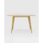 Стол обеденный Ричмонд 120*80 охра стеклянный УТ000002663 Stool Group