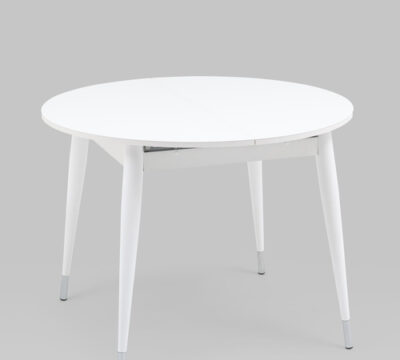 Стол обеденный сидней раскладной 100-130 белый матовый ут000036198 stool group