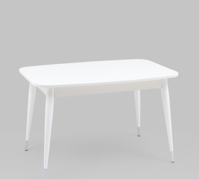Стол обеденный сидней раскладной 120-160*80 белый матовый ут000036207 stool group