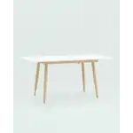 Стол обеденный Стокгольм раскладной 120-160*80 белый УТ000003491 Stool Group