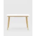 Стол обеденный Стокгольм раскладной 120-160*80 белый УТ000003491 Stool Group
