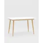 Стол обеденный Стокгольм раскладной 120-160*80 белый УТ000003491 Stool Group