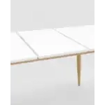 Стол обеденный Стокгольм раскладной 120-160*80 белый УТ000003491 Stool Group