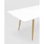 Стол обеденный Стокгольм раскладной 160-220*90 белый УТ000003490 Stool Group