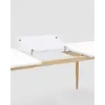 Стол обеденный Стокгольм раскладной 160-220*90 белый УТ000003490 Stool Group