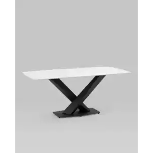 Стол обеденный Belle 180х90 белый мрамор УТ000038273 Stool Group