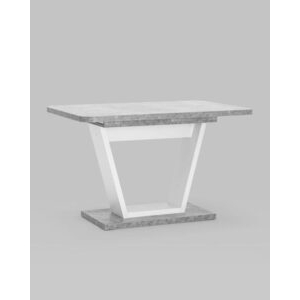Стол Vector 120-160*80 бетон/белый УТ000021741 Stool Group