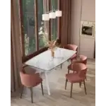 Стол обеденный Аркада раскладной 160-210*90 керамика светлая УТ000034991 Stool Group