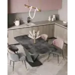 Стол обеденный Аврора 180*90 керамика черная УТ000036907 Stool Group