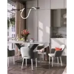 Стол обеденный Belle 160х90 белый мрамор УТ000038274 Stool Group