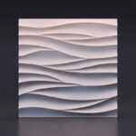 Гипсовая 3D панель Острые волны Gesso 3D
