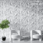 Гипсовая панель Island-1 Gesso 3D