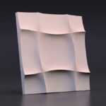 Гипсовая 3D панель Мягкий квадрат Gesso 3D