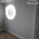 Гипсовая 3D панель Консул 3 прямой Gesso 3D