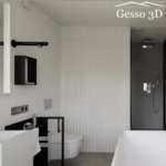 Гипсовая 3D панель Zigzag Gesso 3D