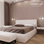 Гипсовая 3D панель Чешуя гладкая Gesso 3D