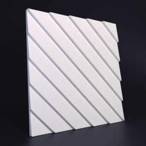 Гипсовая 3D панель Рейка диагональная Gesso 3D