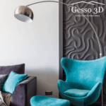 Гипсовая 3D панель Разводы Gesso 3D