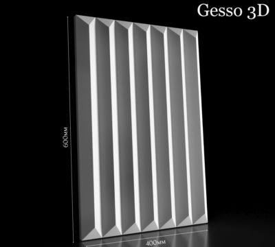 Гипсовая панель duo 1 gesso 3d