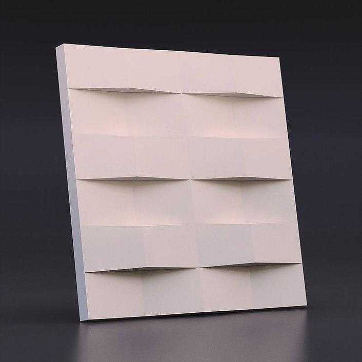 Гипсовая 3D панель Ступенчатый Gesso 3D Гипсовая 3D панель Ступенчатый Gesso 3D