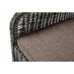 Эспрессо–80 R обеденная группа плетеная, цвет графит ECR2T1-3-SET graphite