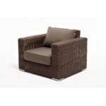 Боно лаунж-зона из искусственного ротанга, цвет коричневый BS3C2T-4-SET brown