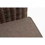 Боно лаунж-зона из искусственного ротанга, цвет коричневый BS3C2T-4-SET brown