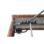 Рим шезлонг с подушкой, цвет коричневый YH-L1032W-1 brown