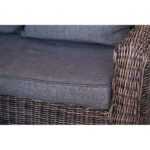 Кон Панна кресло из искусственного ротанга, цвет коричневый YH-C1808W brown