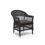 Сицилия плетеный стул из искусственного ротанга, цвет графит YH-C1620W graphite