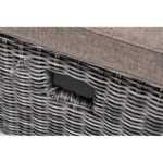Рим шезлонг с подушкой, цвет графит YH-L1032W-1 graphite