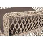 Эспрессо–80 L обеденная группа плетеная, цвет бежевый ECL2T1-3-SET beige