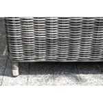 Кон Панна диван из искусственного ротанга двухместный, цвет графит YH-C2808W graphite