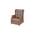 Форио кресло раскладное плетеное, цвет коричневый YH-C1543D brown