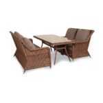 цвет коричневый GS3C2СT-4-SET brown