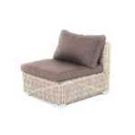 Лунго модуль диванный прямой с подушками, цвет бежевый YH-C1032W beige