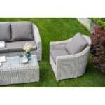 Кон Панна кресло из искусственного ротанга, цвет бежевый YH-C1808W beige