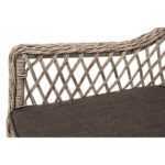 Эспрессо–80 L обеденная группа плетеная, цвет бежевый ECL2T1-3-SET beige