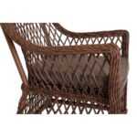 Латте плетеное кресло из искусственного ротанга, цвет коричневый YH-C1619W-2 brown