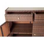 Мальта тумба плетеная из искусственного ротанга, цвет коричневый YH-Y275C-1 brown