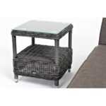 Рим комплект шезлонг со столиком, цвет графит RLCT-2-SET graphite