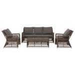 цвет коричневый GLS3C2T-4-SET brown